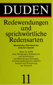 Duden Band 11 Redewendungen und sprichwörtliche…