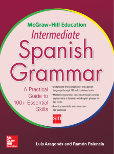 Intermediate Spanish Grammar Book