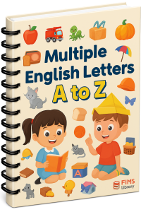 Multiple English Letter a to z