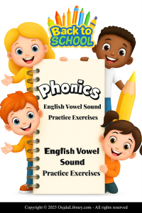 Phonics English Vowel Sound Practice Exercises