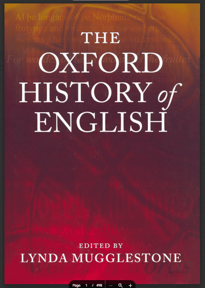 THE OXFORD HISTORY OF ENGLISH