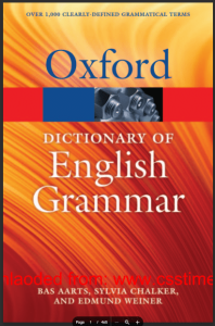 The Oxford Dictionary of English Grammar