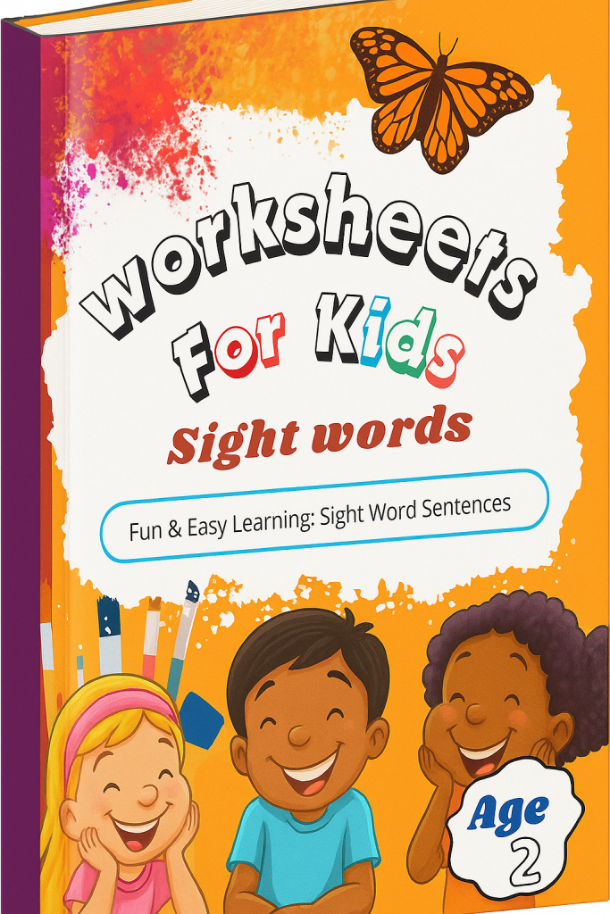 Worksheets for kids sight words