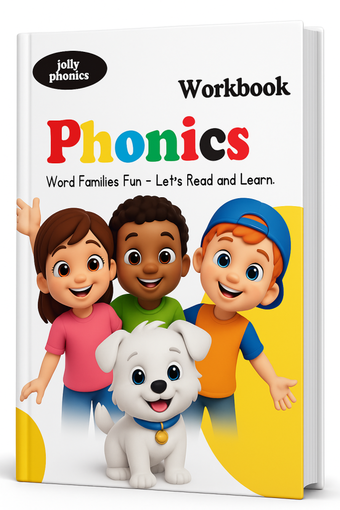 phonics workbook Word Families Fun